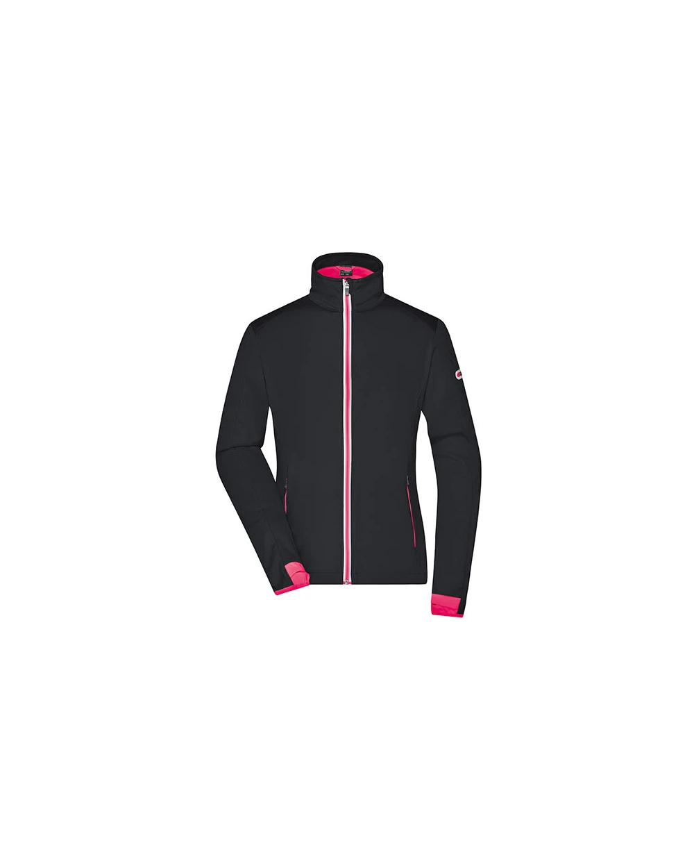Softshells JAMES & NICHOLSON Ladies` Sports Softshell Jacket voor bedrukking &amp; borduring