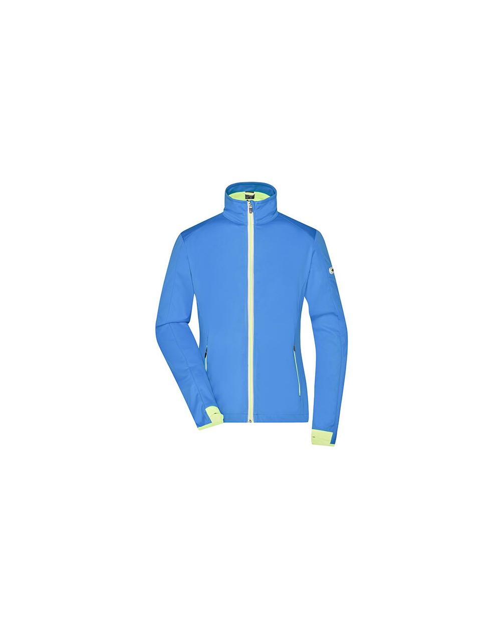 Softshells JAMES & NICHOLSON Ladies` Sports Softshell Jacket voor bedrukking &amp; borduring