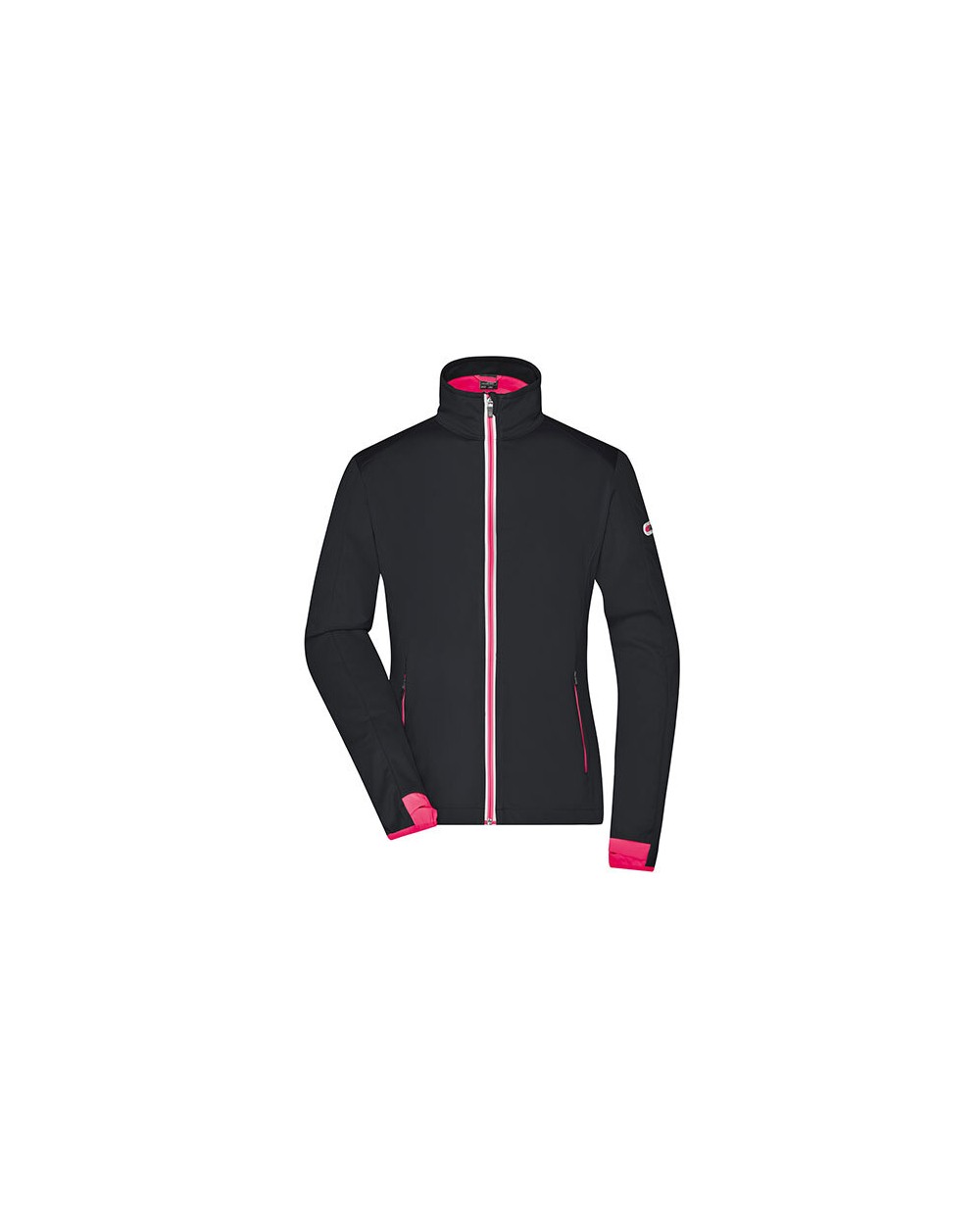 Softshells JAMES & NICHOLSON Ladies` Sports Softshell Jacket voor bedrukking &amp; borduring