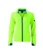 Softshells JAMES & NICHOLSON Ladies` Sports Softshell Jacket voor bedrukking &amp; borduring