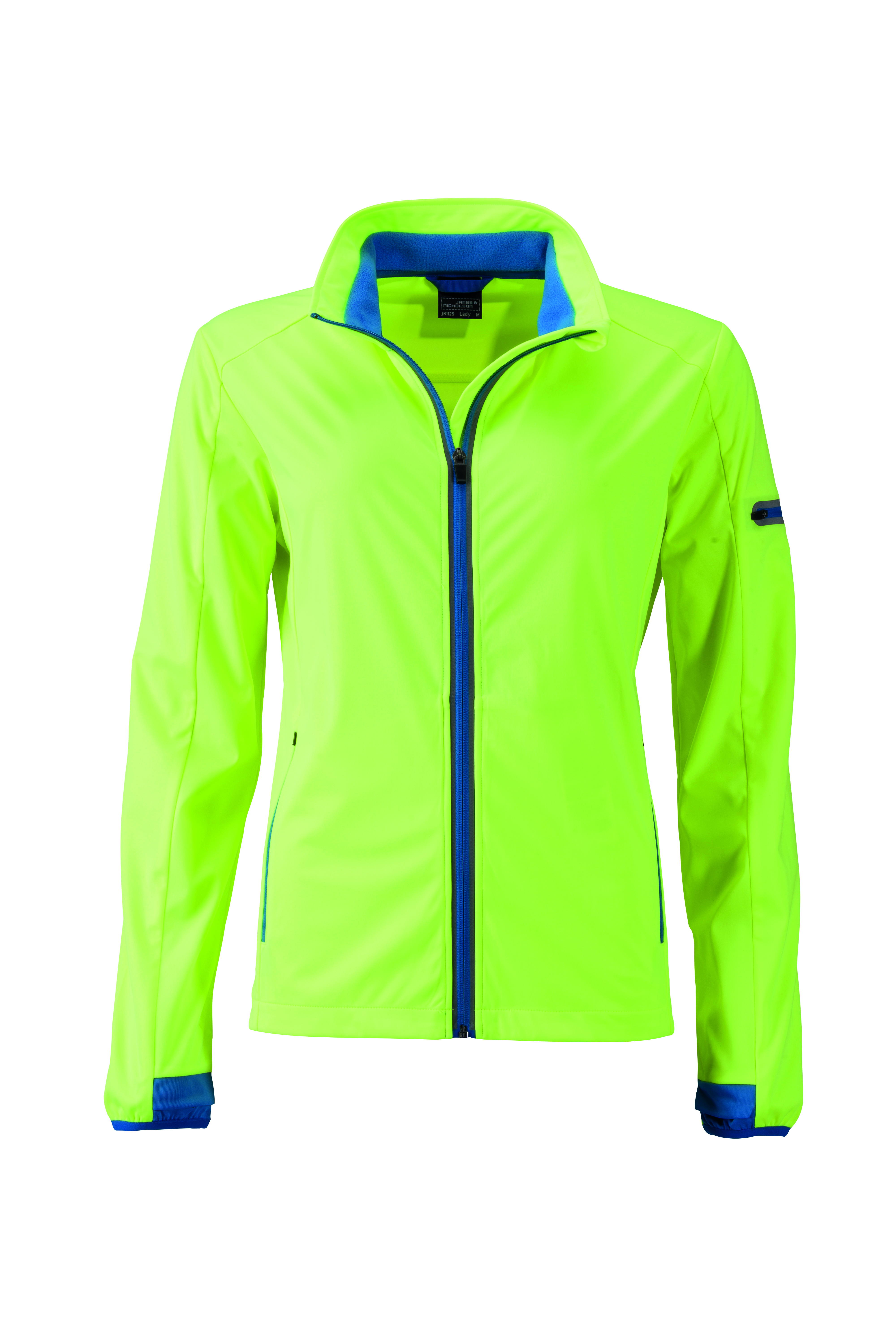 Softshells JAMES & NICHOLSON Ladies` Sports Softshell Jacket voor bedrukking &amp; borduring