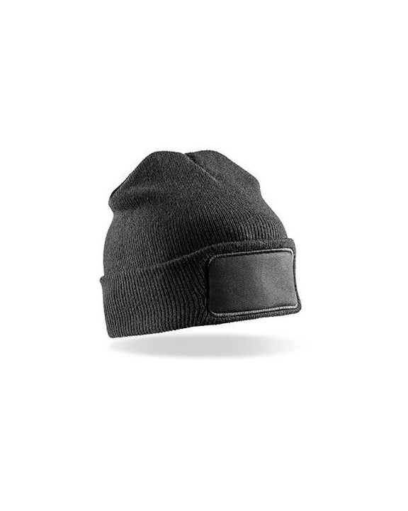 Bonnets personnalisable RESULT Bonnet imprimable double Tricot