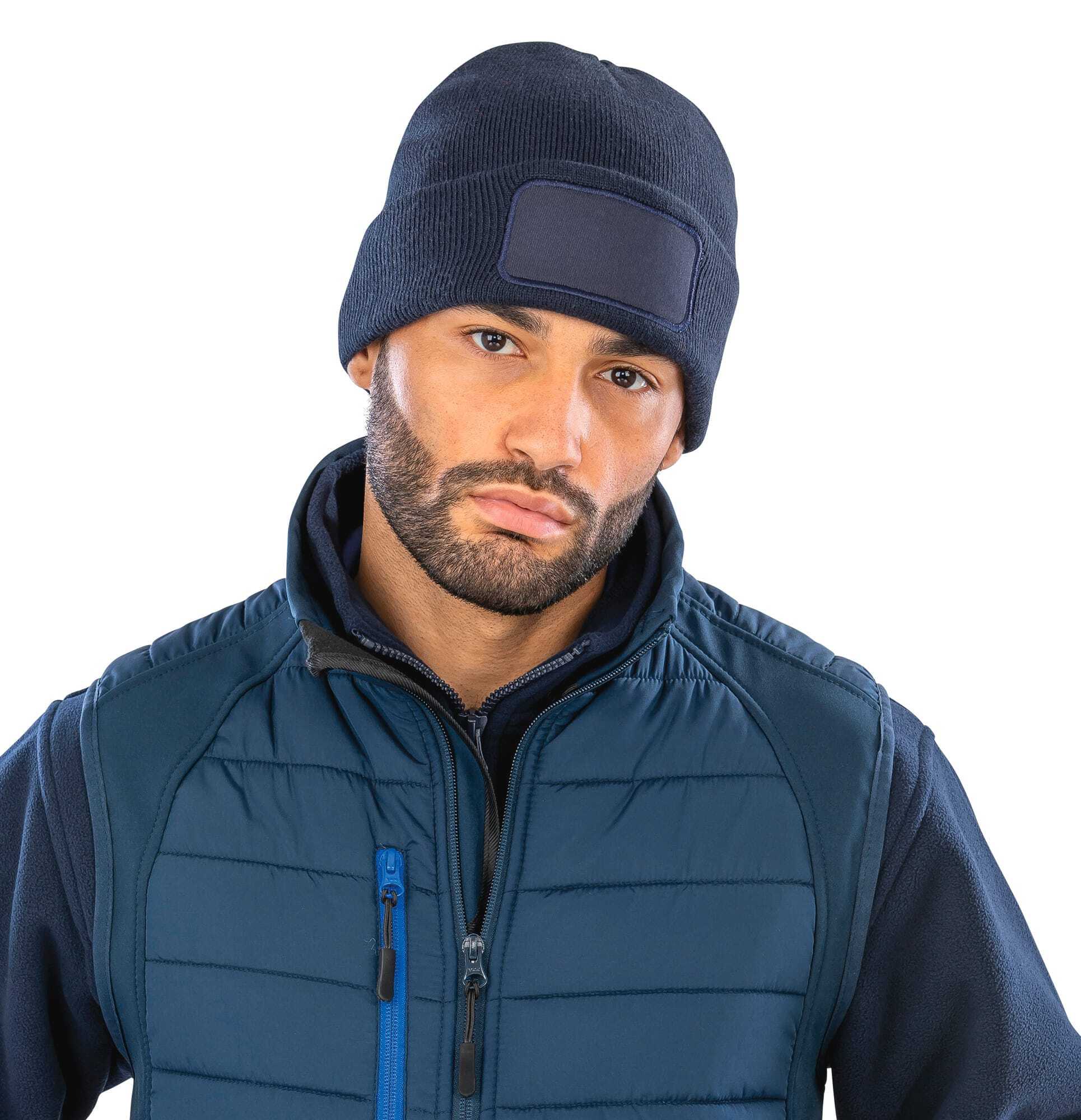 Bonnets personnalisable RESULT Bonnet imprimable double Tricot