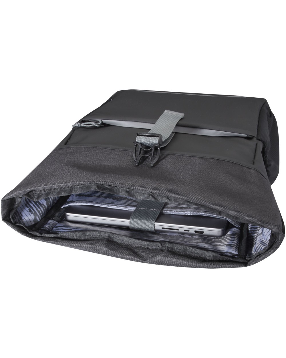 Sacs & Bagagerie personnalisable 4DO Sacoche de vélo Aqua de 20 L avec dessus enroulable 15" recyclée certifiée GRS résistante à...