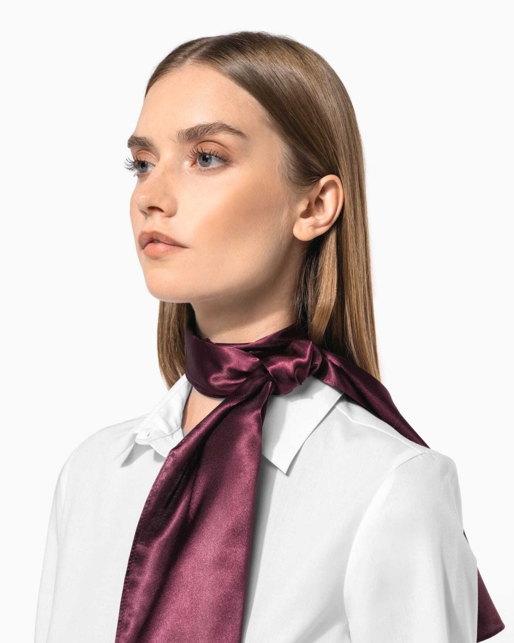 KARIBAN Satin HALSTUCH Bandanas, Schals, Kravatten personalisierbar