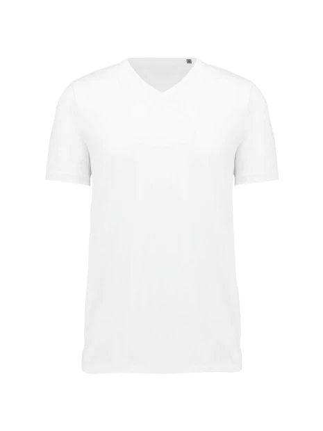 KARIBAN T-shirt Supima® col V manches courtes homme /api/colors/7a92cd2d-10d2-40b4-928b-296bb7487506 personnalisable