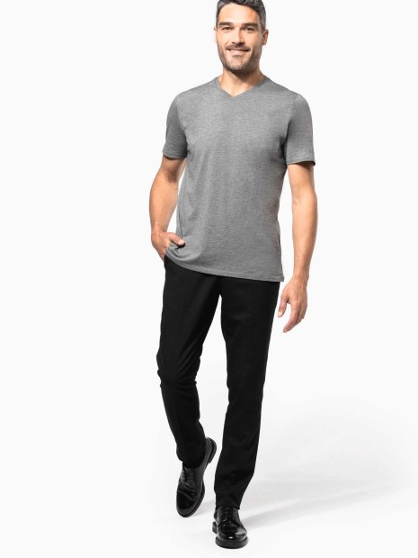 T-Shirts à personnaliser KARIBAN T-shirt Supima® col V manches courtes homme 