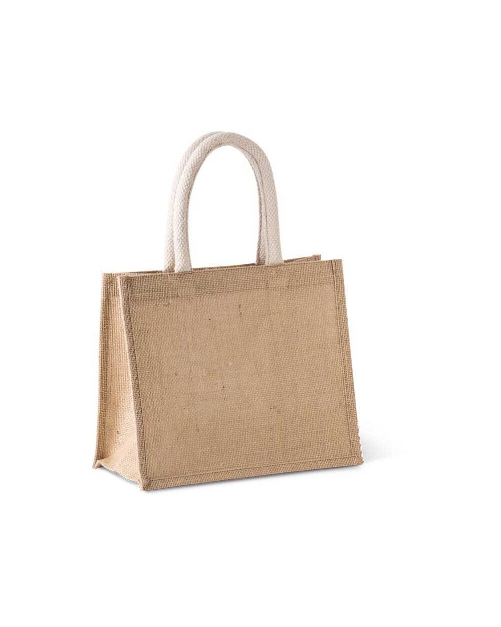 Tote bags personnalisable KIMOOD Sac style cabas en toile de jute - modèle moyen