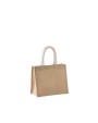 Tote bags personnalisable KIMOOD Sac style cabas en toile de jute - modèle moyen