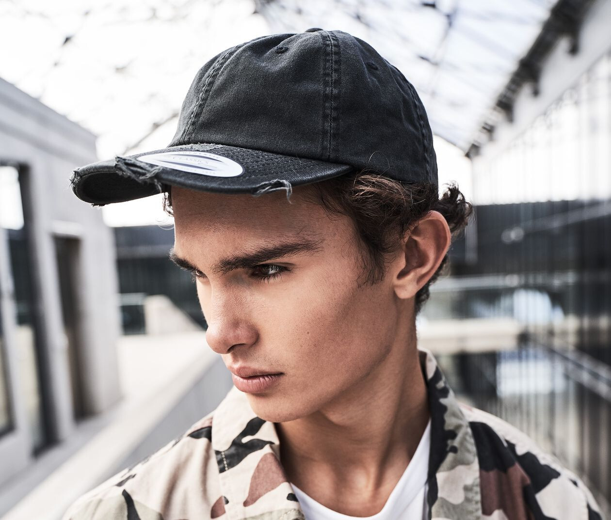 Casquettes personnalisable FLEXFIT LOW PROFILE DESTROYED CAP