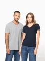 T-Shirts à personnaliser KARIBAN T-shirt maille piquée col V femme 