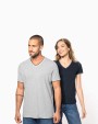 T-Shirts personnalisable KARIBAN T-shirt maille piquée col V femme