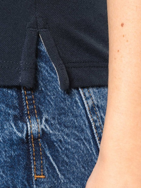 T-Shirts à personnaliser KARIBAN T-shirt maille piquée col V femme 