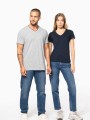 T-Shirts à personnaliser KARIBAN T-shirt maille piquée col V femme 