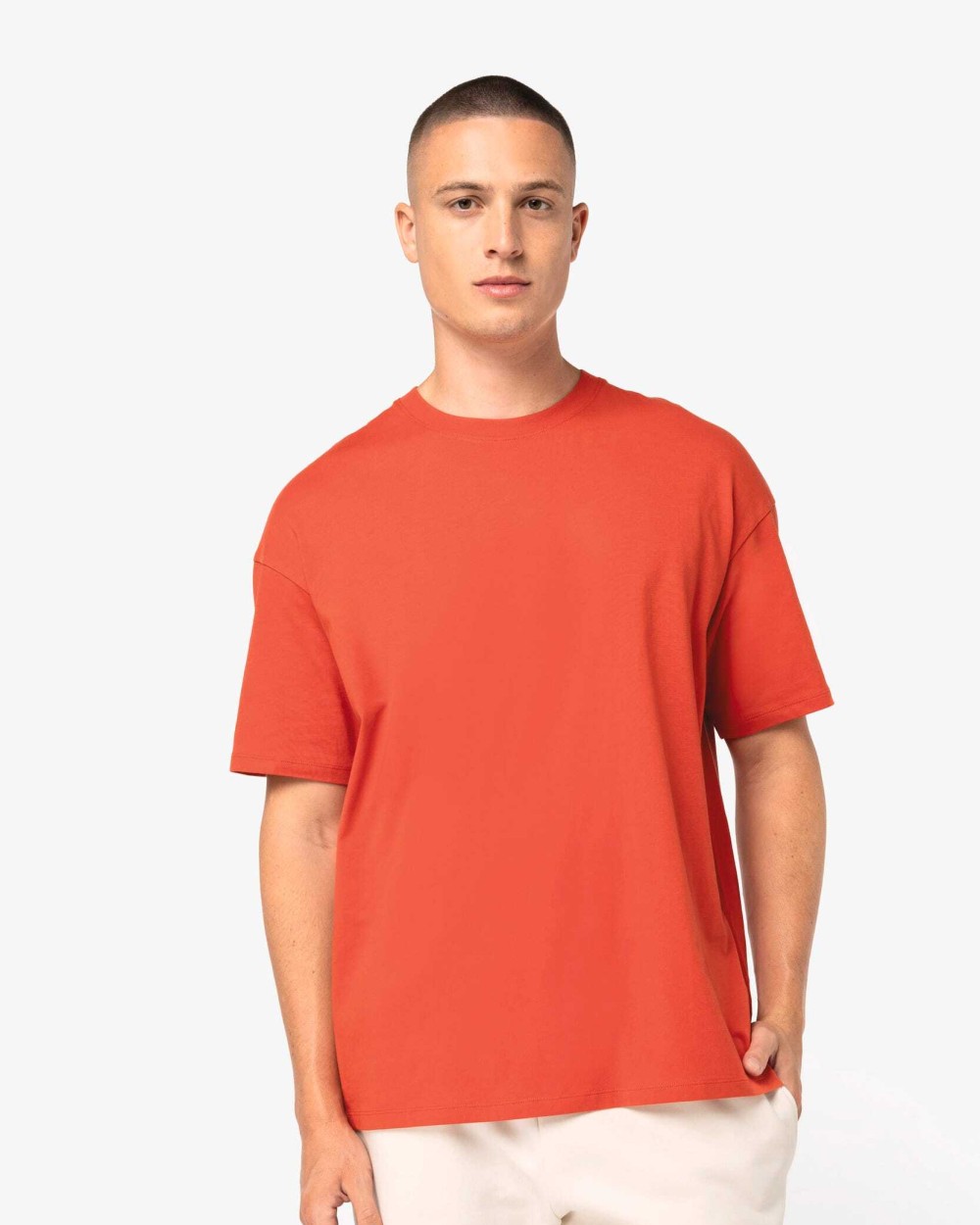 T-shirts NATIVE SPIRIT Ecologisch oversized heren T-shirt voor bedrukking &amp; borduring