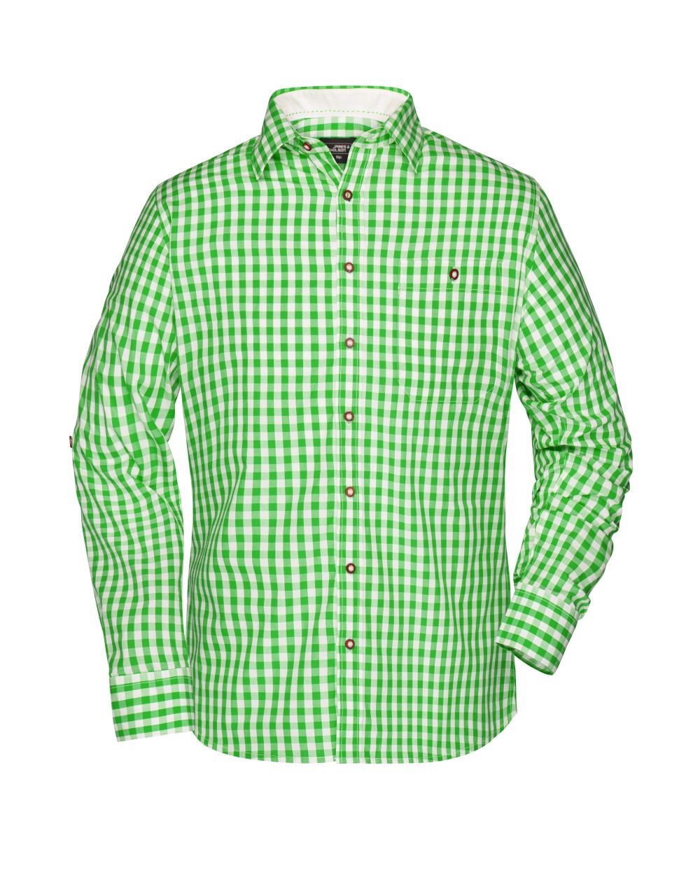 JAMES & NICHOLSON Men's Traditional Shirt Hemden personalisierbar