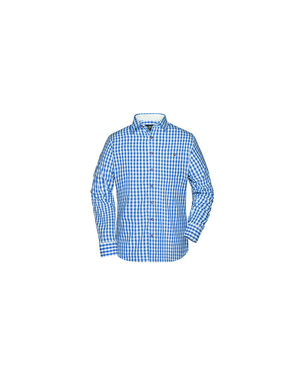 JAMES & NICHOLSON Men's Traditional Shirt Hemden personalisierbar