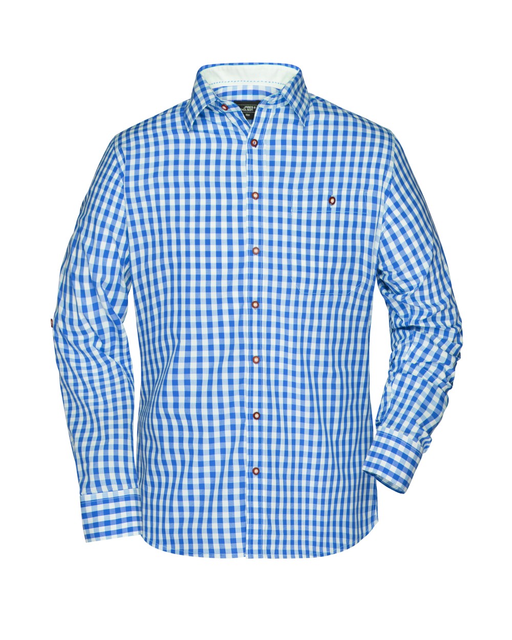 Hemden JAMES & NICHOLSON Men`s Traditional Shirt voor bedrukking &amp; borduring