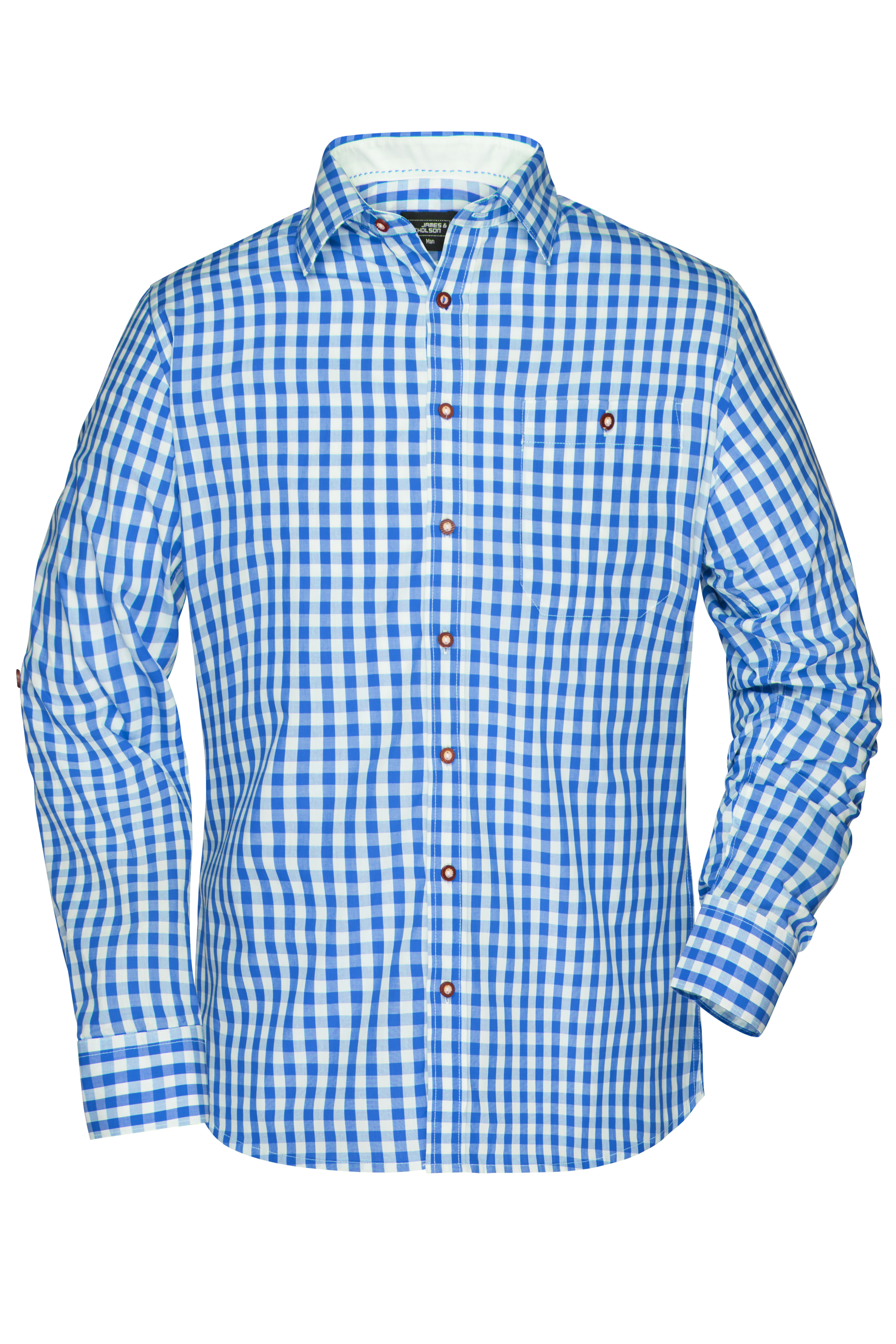 Hemden JAMES & NICHOLSON Men`s Traditional Shirt voor bedrukking &amp; borduring