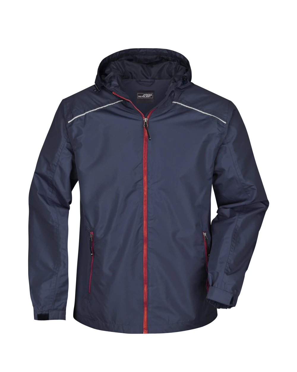 JAMES & NICHOLSON Mens` Rain Jacket Jacken personalisierbar