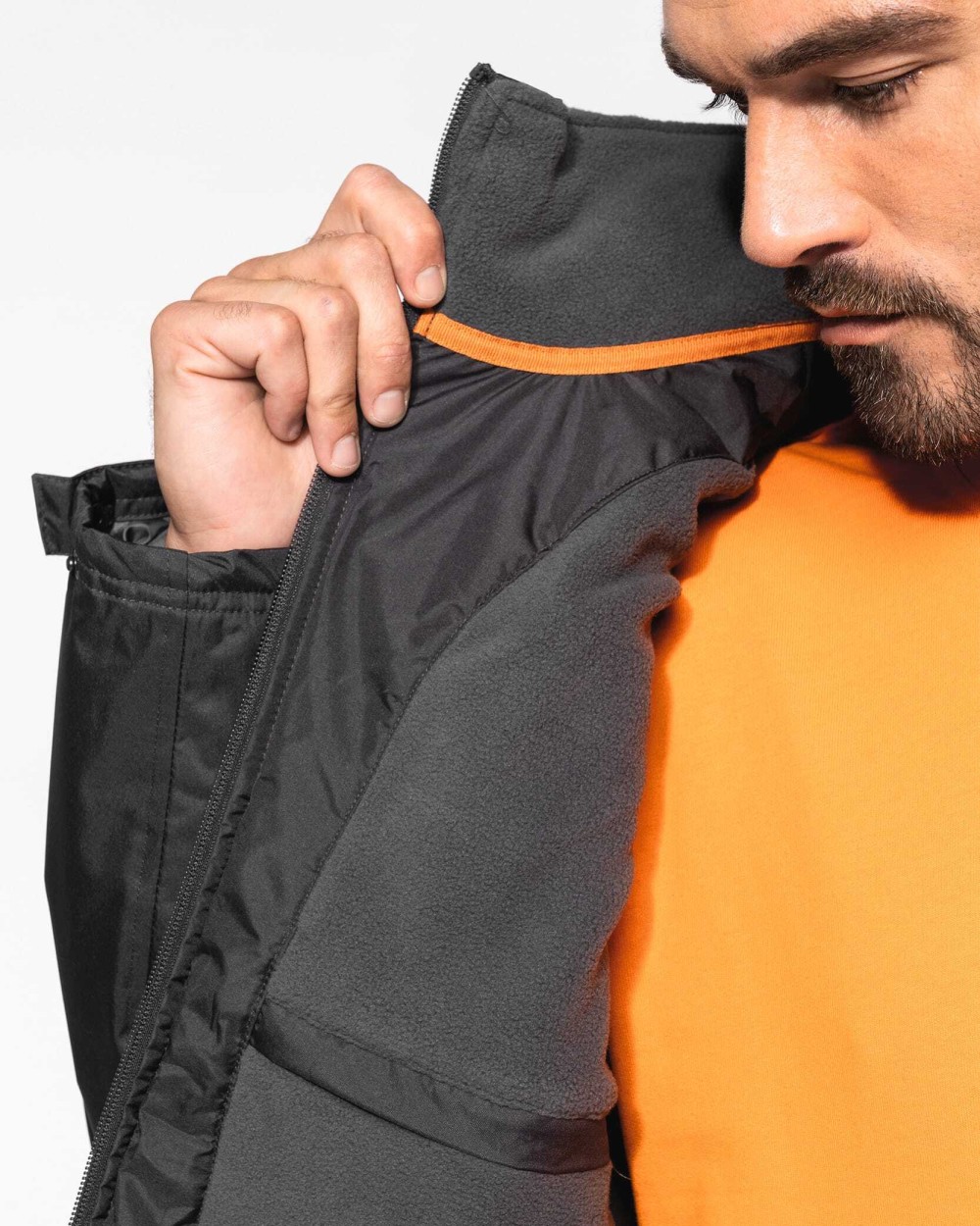 Vestes personnalisable KARIBAN Blouson à manches amovibles homme