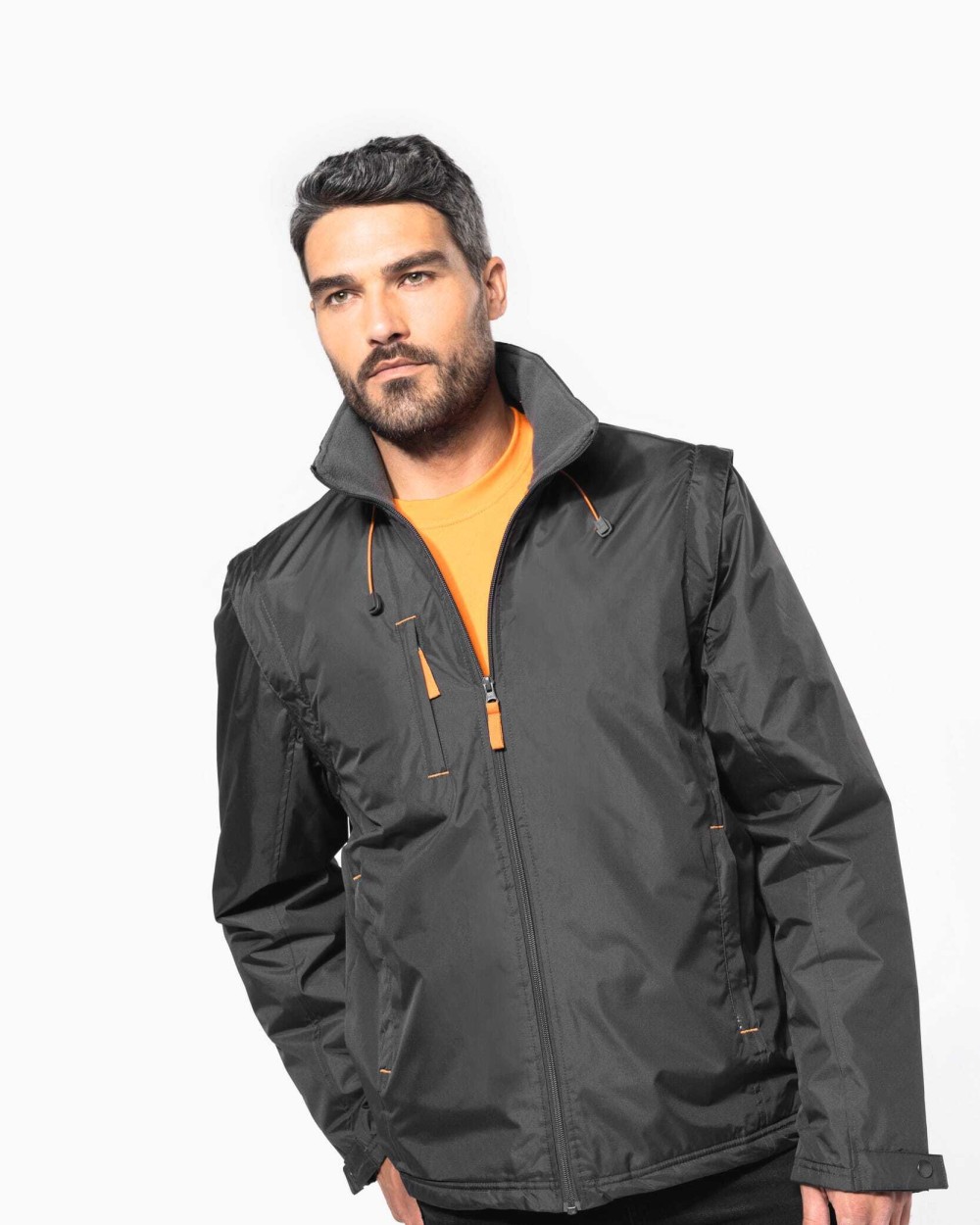 Vestes personnalisable KARIBAN Blouson à manches amovibles homme