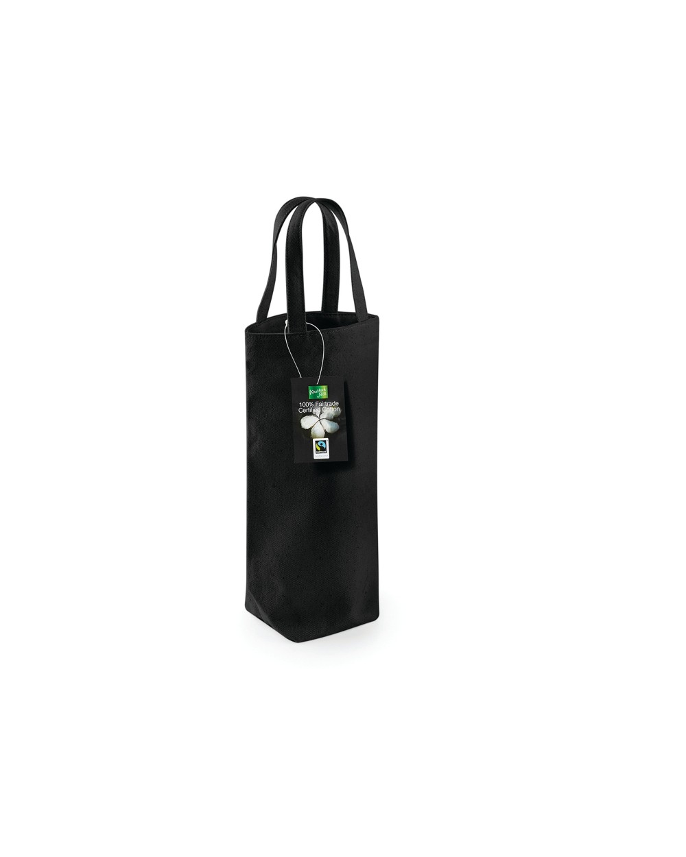 Tassen & Zakken WESTFORDMILL FAIRTRADE COTTON BOTTLE BAG voor bedrukking &amp; borduring