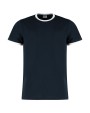 T-shirts KUSTOM KIT Fashion Fit Ringer Tee voor bedrukking &amp; borduring