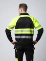 Sweat-shirts à personnaliser PROJOB 6120 SWEATSHIRT FULL ZIP - EN ISO 20471 CLASSE 1 