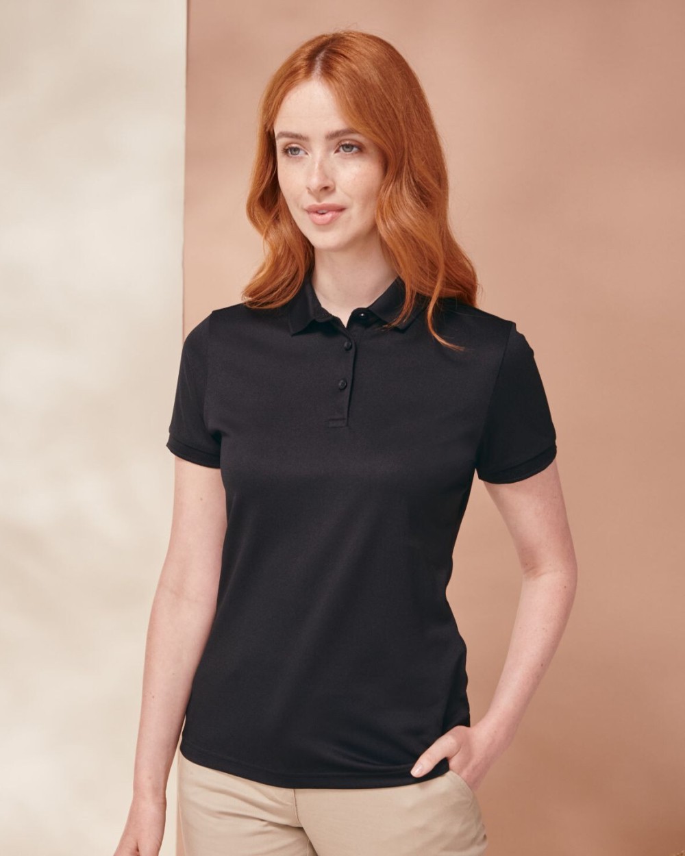 Polos personnalisable HENBURY LADIES' RECYCLED POLYESTER POLO SHIRT
