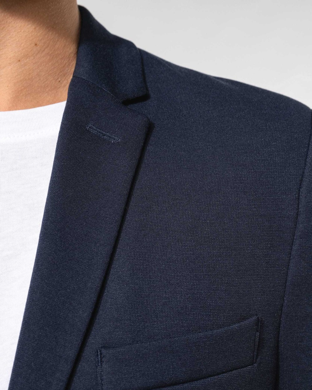 Jassen KARIBAN Tricot heren blazer voor bedrukking &amp; borduring