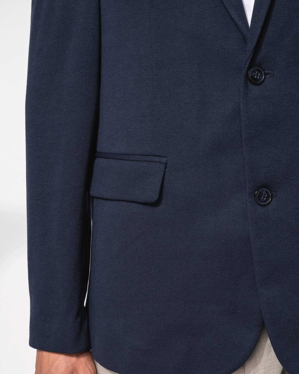 Jassen KARIBAN Tricot heren blazer voor bedrukking &amp; borduring
