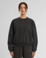 Sweaters & hoodies BUILD YOUR BRAND Ladies Vintage Heavy Crewneck voor bedrukking &amp; borduring