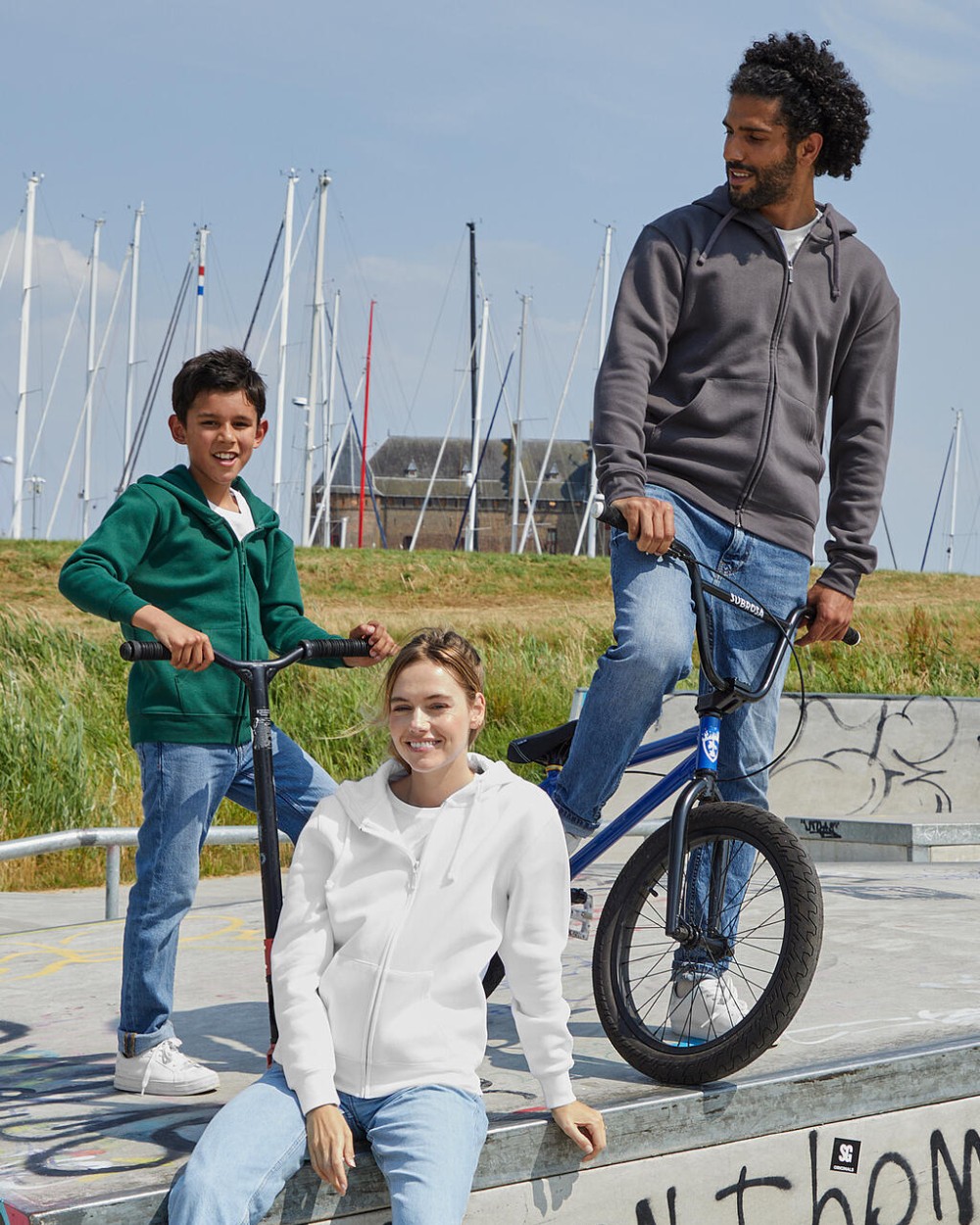 Sweaters & hoodies  Originals Hooded Full Zip Men voor bedrukking &amp; borduring