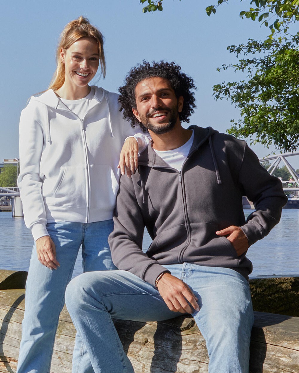 Sweaters & hoodies  Originals Hooded Full Zip Men voor bedrukking &amp; borduring