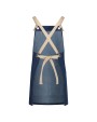 Articles bébés personnalisable KARLOWSKY BIB APRON DENIM URBAN-STYLE