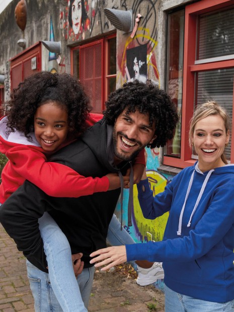 Sweat-shirts à personnaliser SG CLOTHING Contrast Hooded Sweatshirt Men 