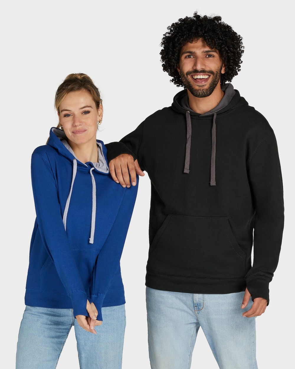 Sweat-shirts personnalisable SG CLOTHING Contrast Hooded Sweatshirt Men