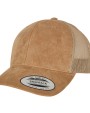 Casquettes personnalisable FLEXFIT SUEDE LEATHER TRUCKER CAP
