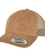 FLEXFIT SUEDE LEATHER TRUCKER CAP Kappen personalisierbar