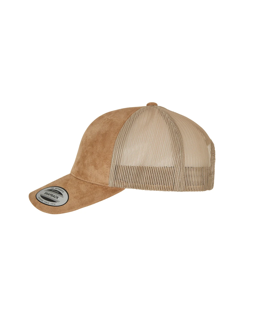 Casquettes personnalisable FLEXFIT SUEDE LEATHER TRUCKER CAP