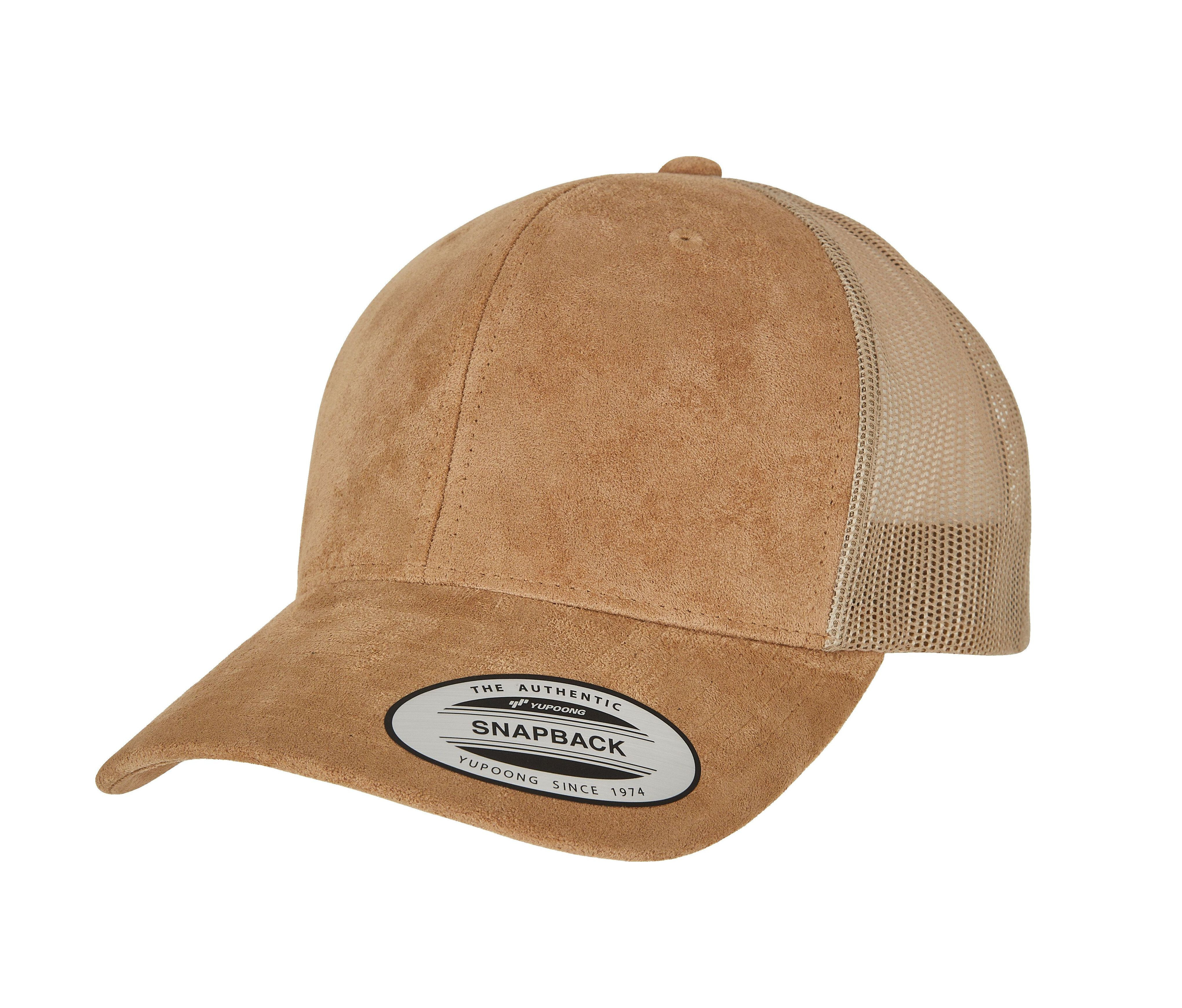Petjes FLEXFIT SUEDE LEATHER TRUCKER CAP voor bedrukking &amp; borduring