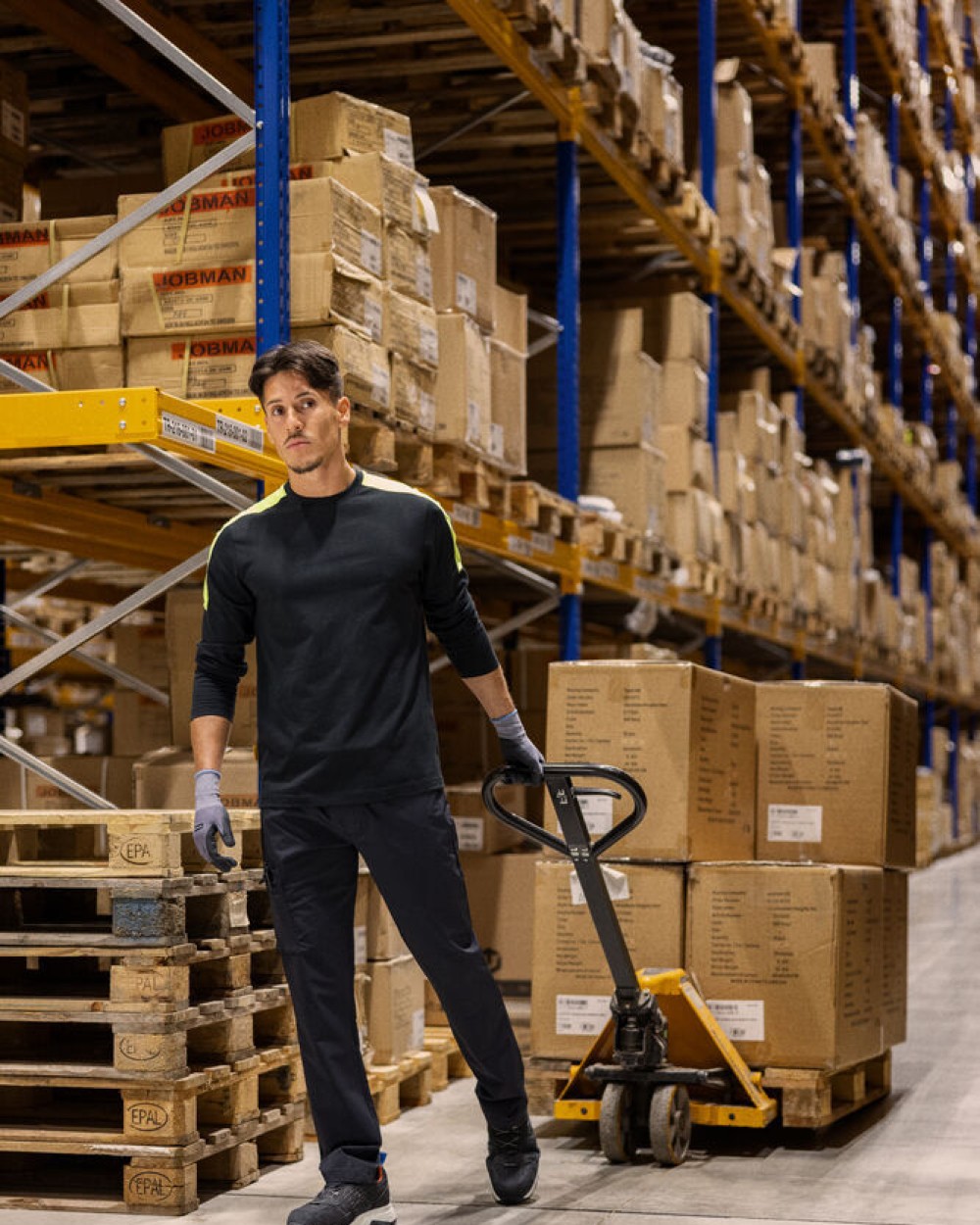 Broeken JOBMAN 2302 Servicebroek Stretch voor bedrukking &amp; borduring