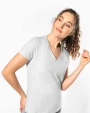 KARIBAN Damen-T-Shirt BIO150 mit V-Ausschnitt T-Shirts personalisierbar