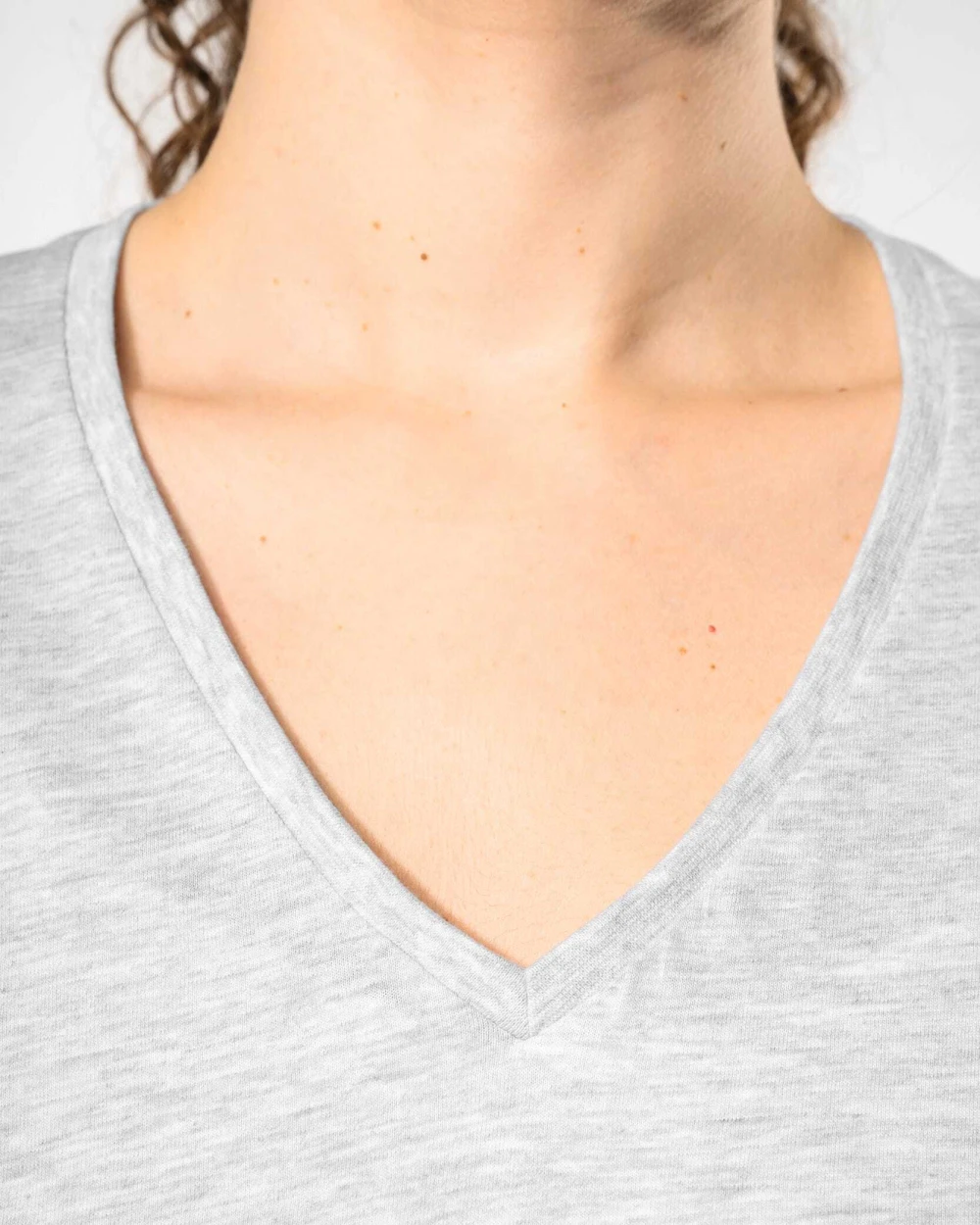 T-Shirts personnalisable KARIBAN T-shirt BIO150 col V femme