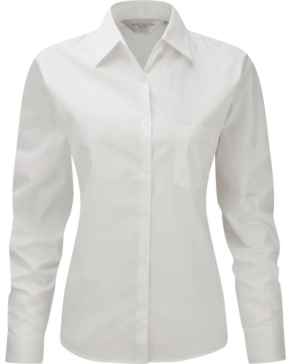 Chemises personnalisable RUSSELL Chemise femme popeline pur coton manches longues