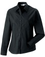 RUSSELL Ladies' Ls Pure Cotton Easy Care Poplin Shirt Hemden personalisierbar