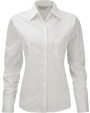 RUSSELL Ladies' Ls Pure Cotton Easy Care Poplin Shirt Hemden personalisierbar