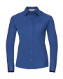 RUSSELL Ladies' Ls Pure Cotton Easy Care Poplin Shirt Hemden personalisierbar