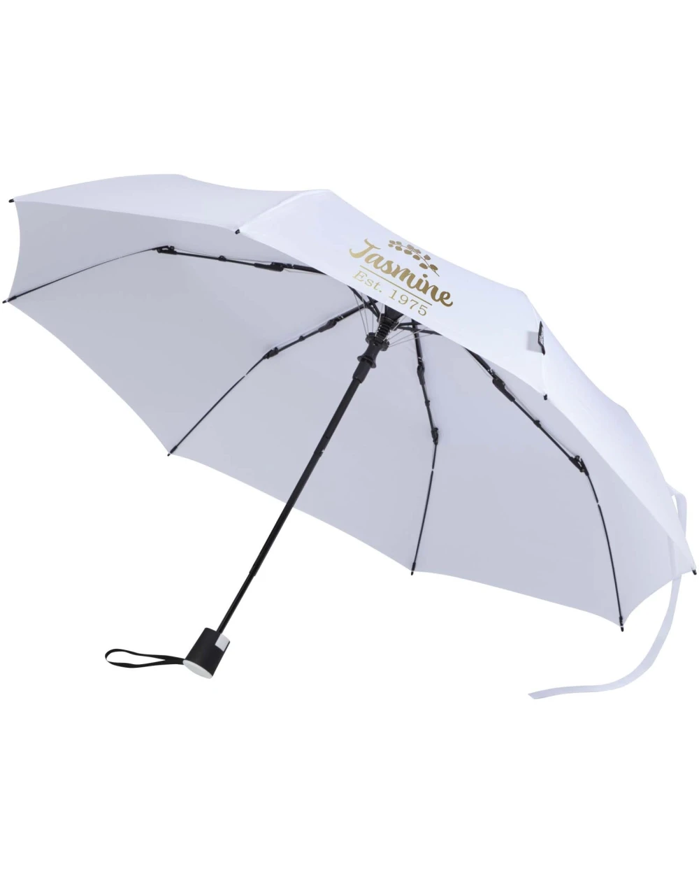 Parapluies personnalisable 4DO Parapluie pliable Agnes 21 pouces à ouverture automatique en RPET